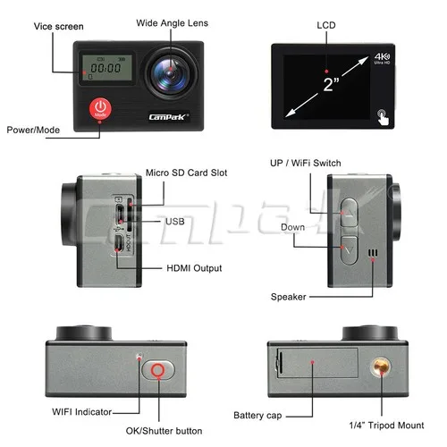 Campark X20 body camera image 2