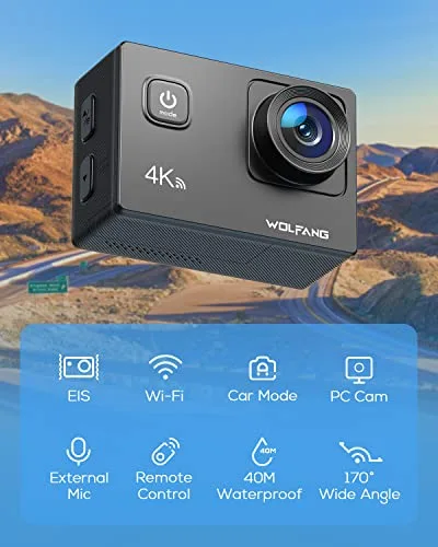 Wolfang GA100 action camera image 3